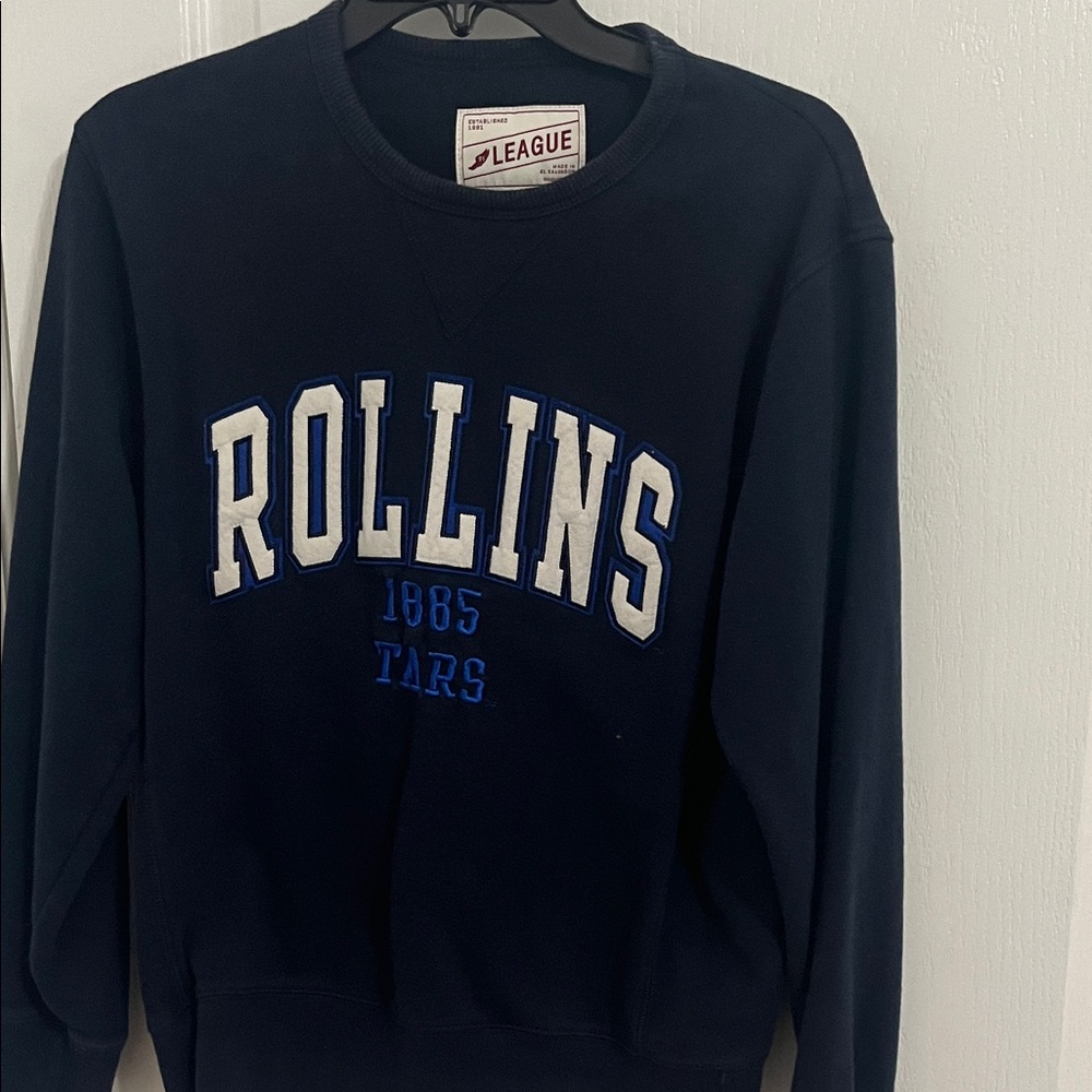 League Rollins College Limited Edition Navy Crewneck Sweatshirt